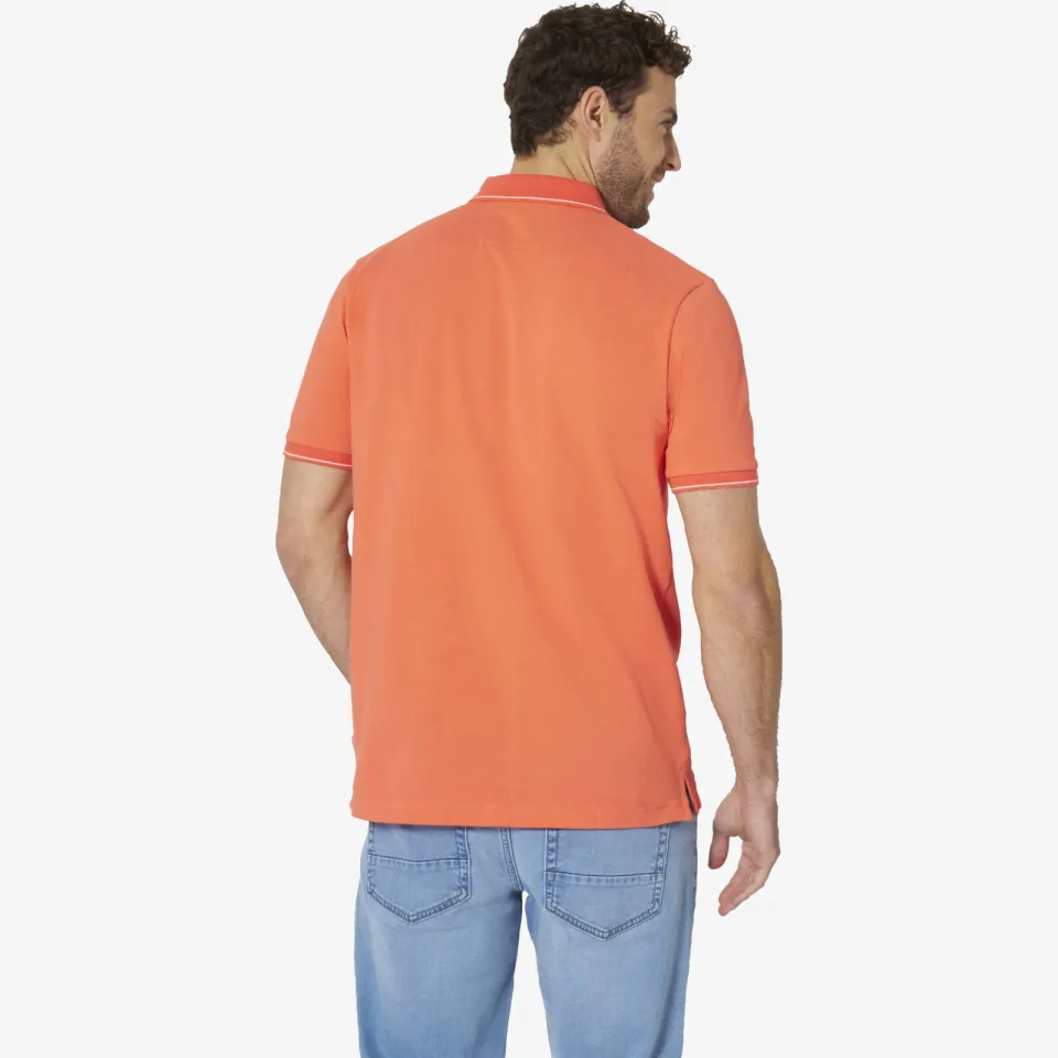 Babista regular fit polo met print Plus Size - oranje, foto 3