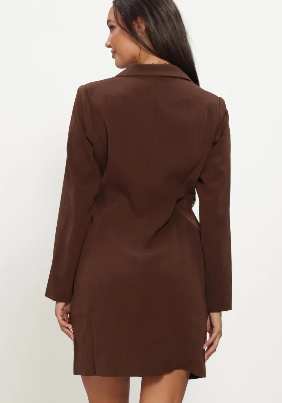 Ydence Dress Carmel jurk bruin, foto 4