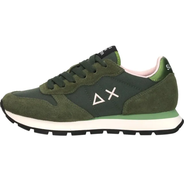 Sun68 Ally Solid lage sneaker groen, foto 2