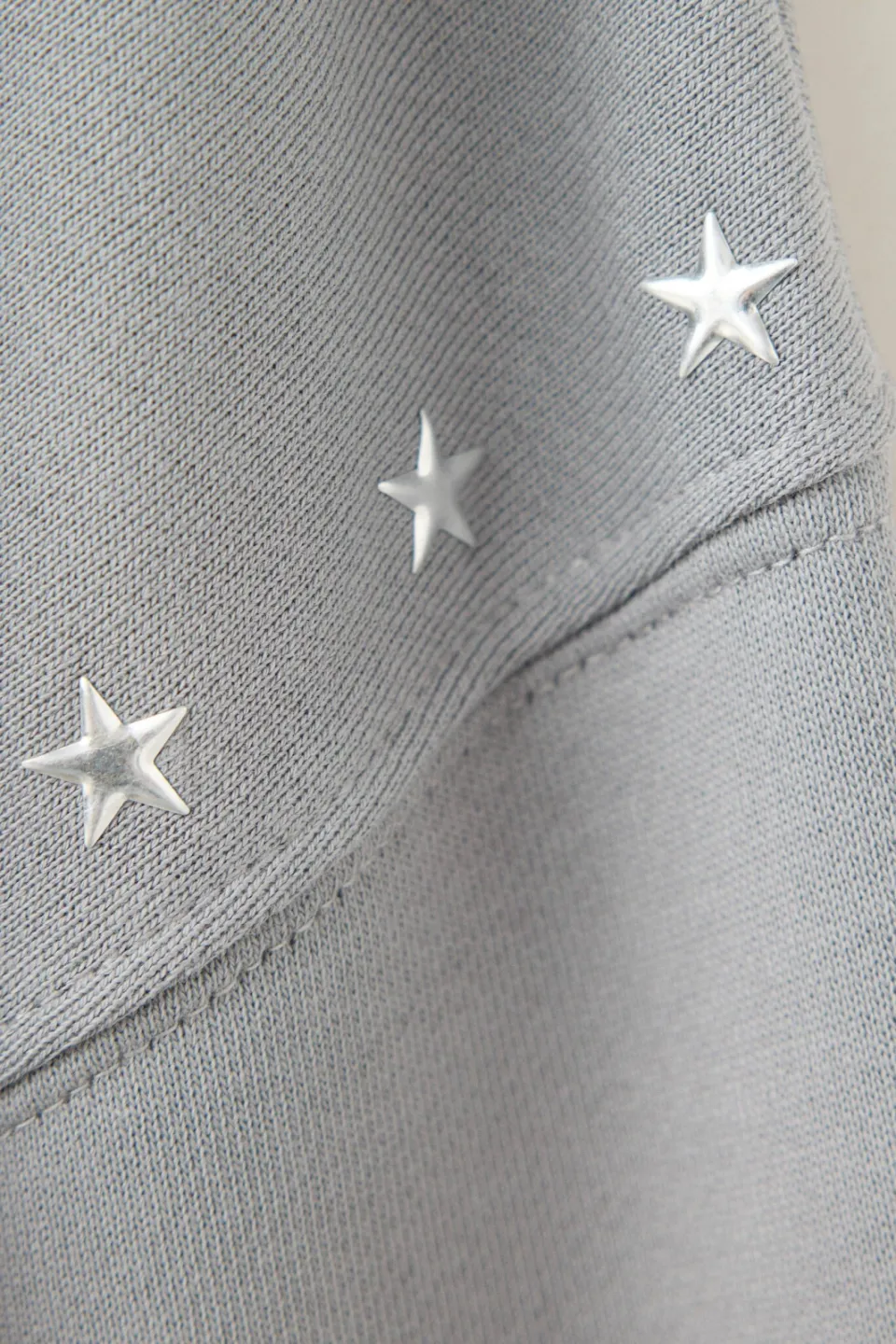 Mango TEEN oversized sweater met studs - grijs, foto 7