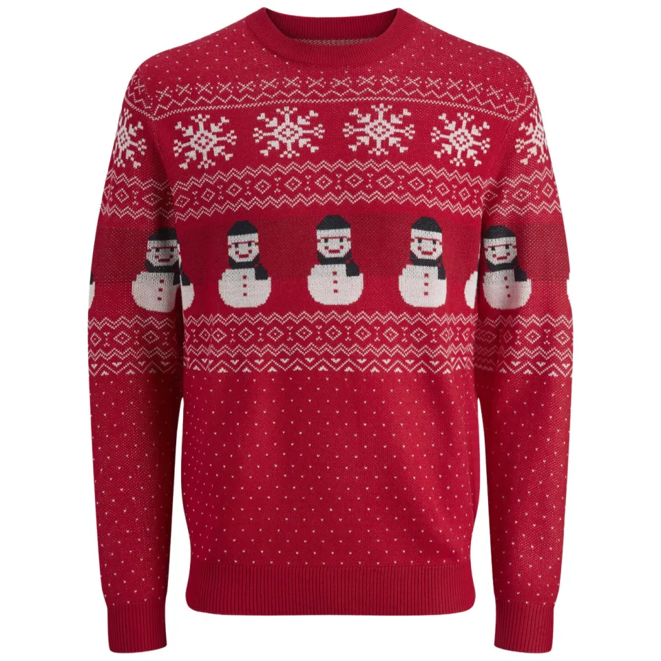Jack & Jones JUNIOR kersttrui rood, foto 2