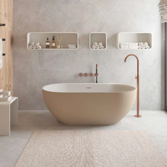 Ideavit Solidera vrijstaand ligbad beige