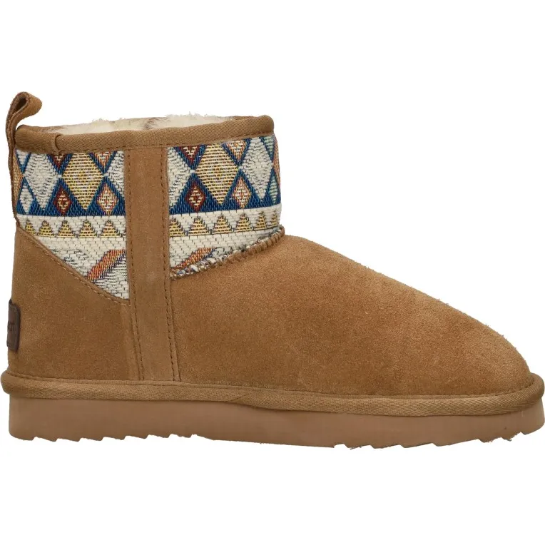 Warmbat Wallaby Woven enkellaarsje cognac, foto 8