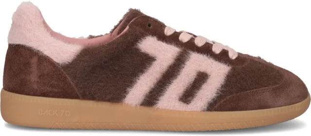 BACK70 007 lage sneakers bruin