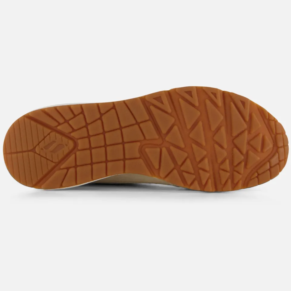 Skechers Uno 2 Much Fun Sneakers taupe Textiel, foto 5