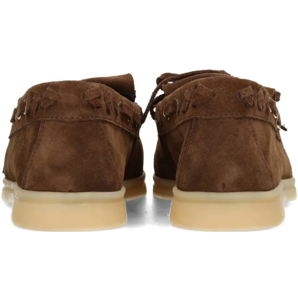 Poelman suède bootschoenen donkerbruin, foto 3