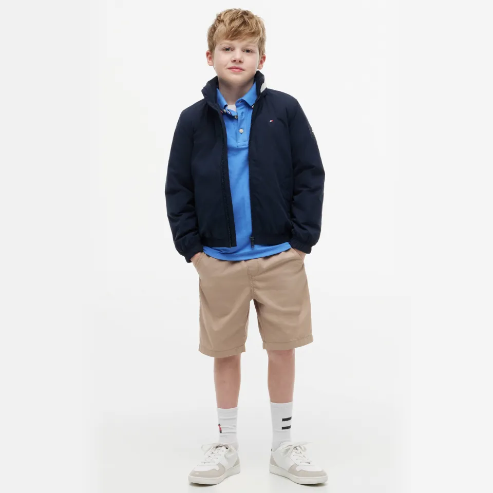 Tommy Hilfiger gewatteerde winterjas donkerblauw, foto 4