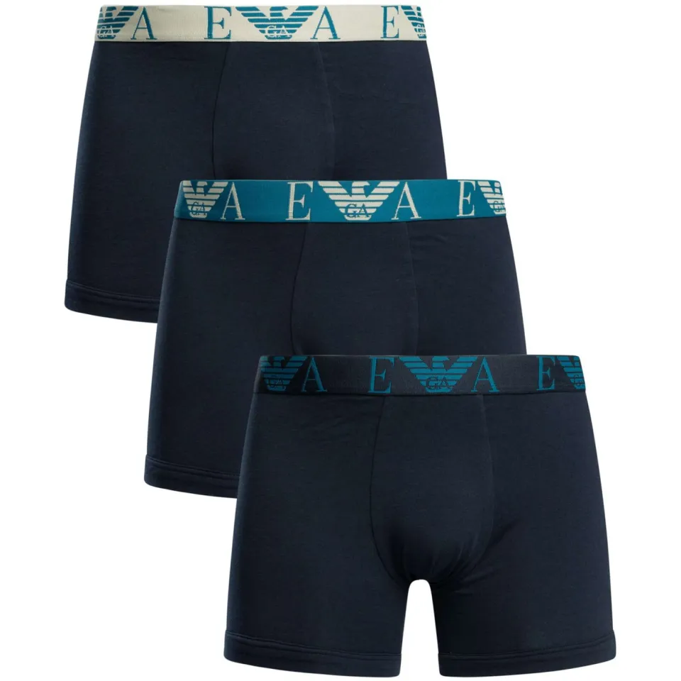 Emporio Armani Boxers Emporio Armani 3-pack boxershorts Blauw