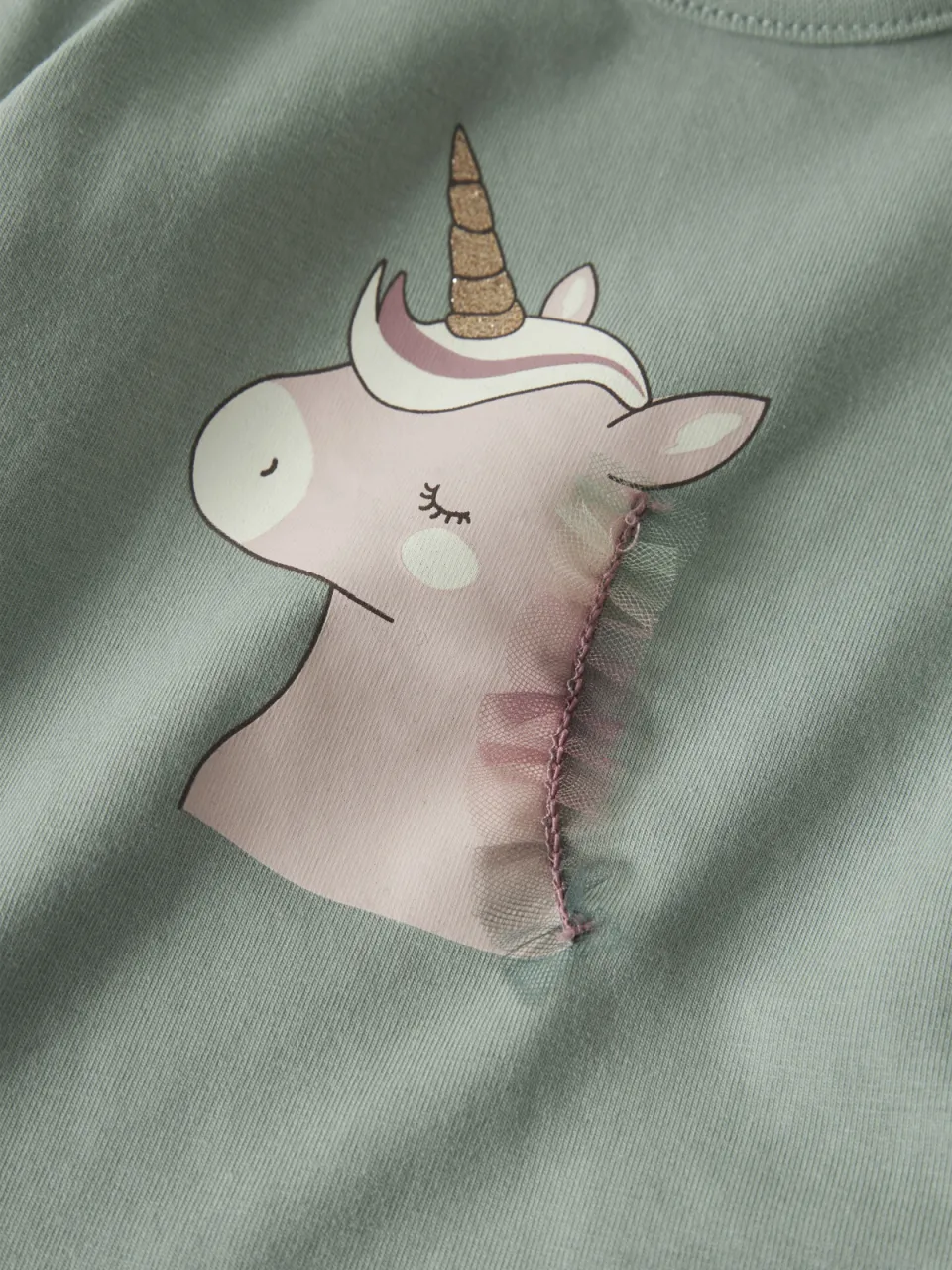 NAME IT BABY t-shirt met print groen, foto 4