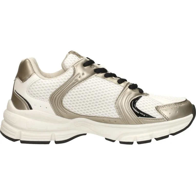 Sub55 lage sneakers goud Goudkleur