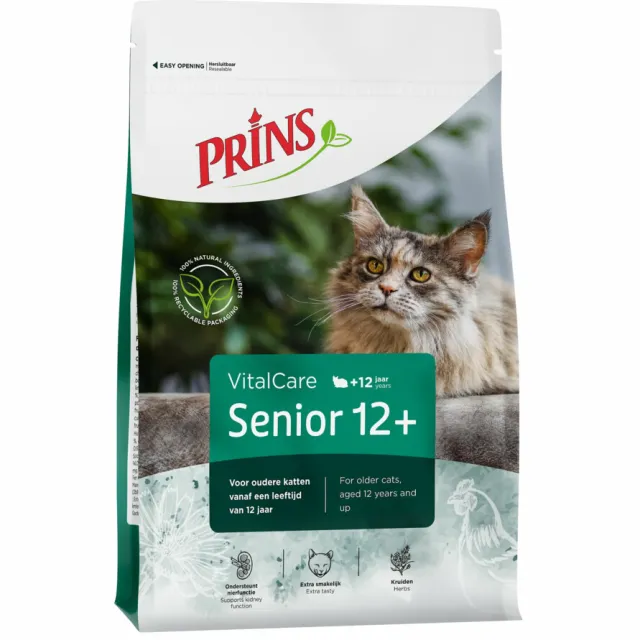 Prins VitalCare Senior 12+ kattenvoer 4 kg
