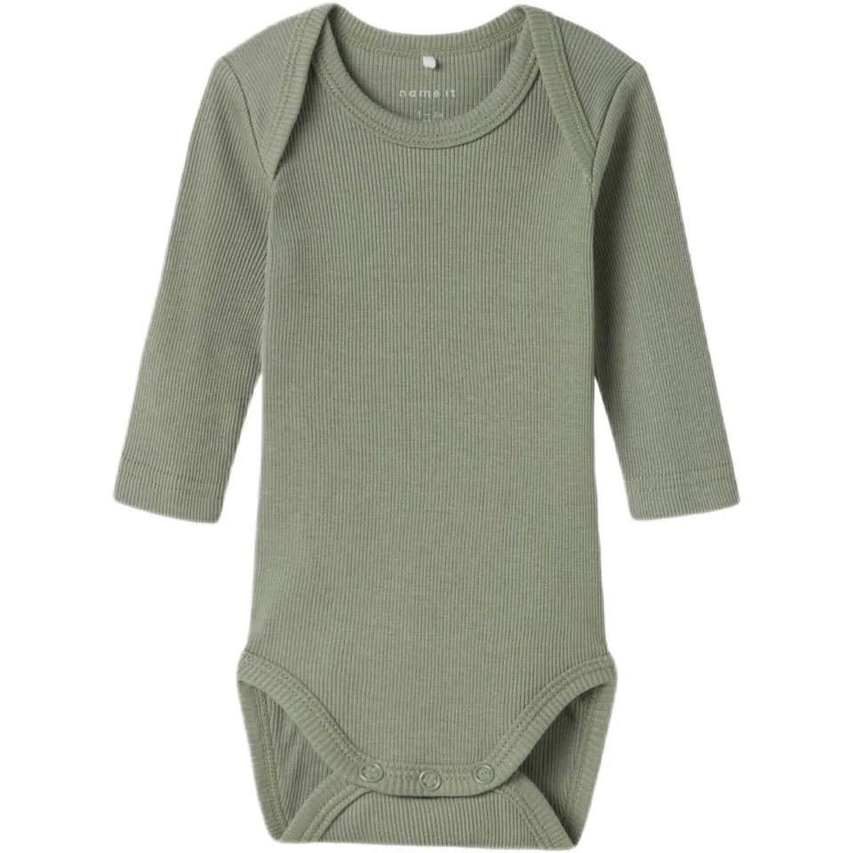 NAME IT BABY romper NBNBODY - blauw/groen/beige (set van 5), foto 3