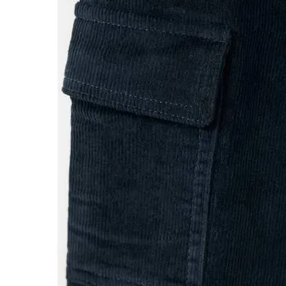 Mango Kids corduroy cargobroek - marine, foto 3