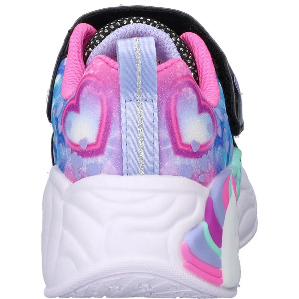 Skechers Unicorn Dreams sneakers met lichtjes - blauw/roze, foto 4