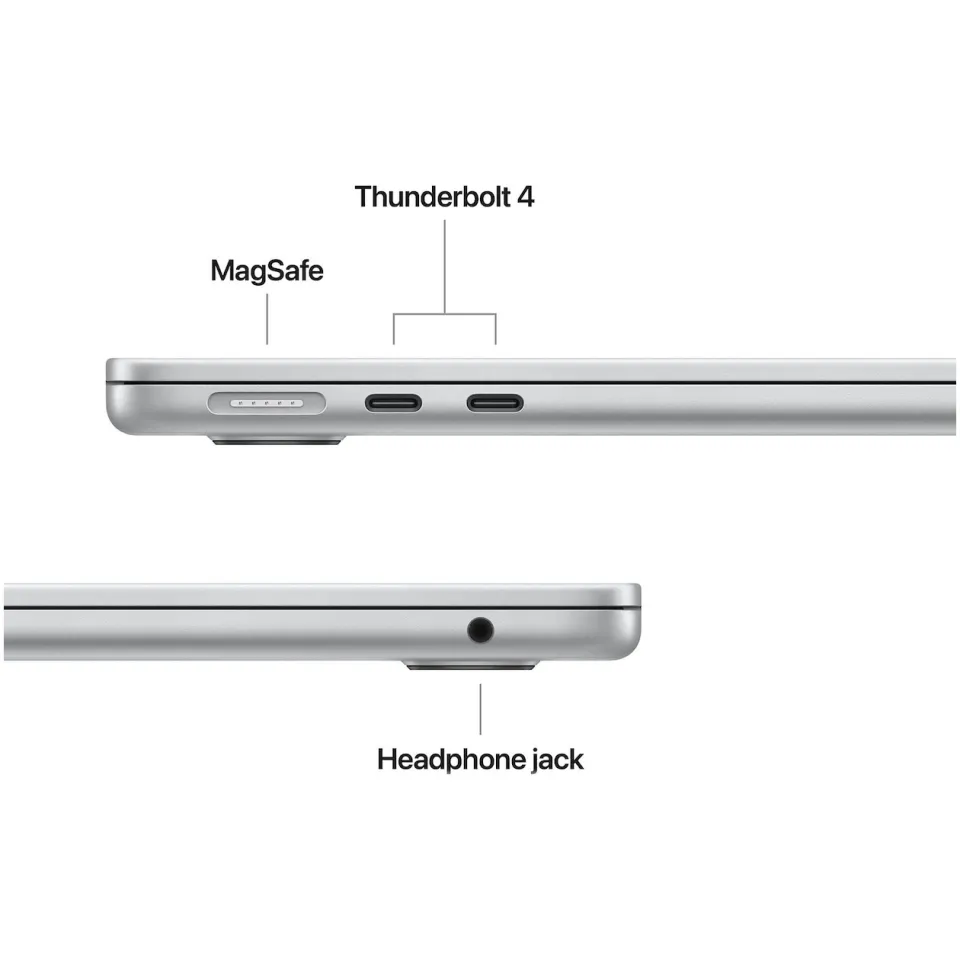 Apple MacBook Air 13 (2026) M5 laptop zilver, foto 3