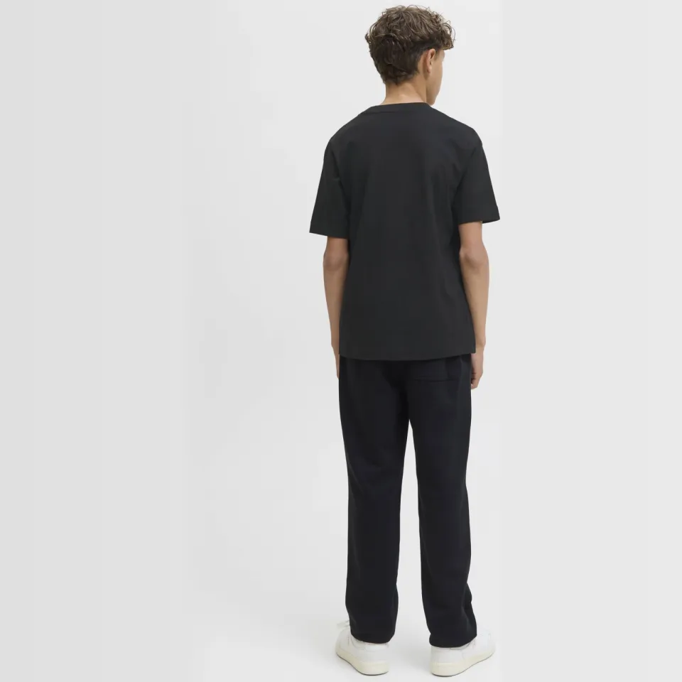 Jack & Jones Junior t-shirt zwart met tekstprint, foto 4