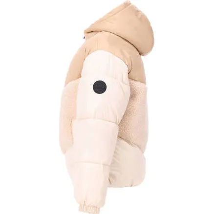 Retour Jeans gewatteerde teddy winterjas beige, foto 6