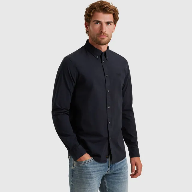 PME Legend regular casual overhemd AMERICAN CLASSIC donkerblauw Salute
