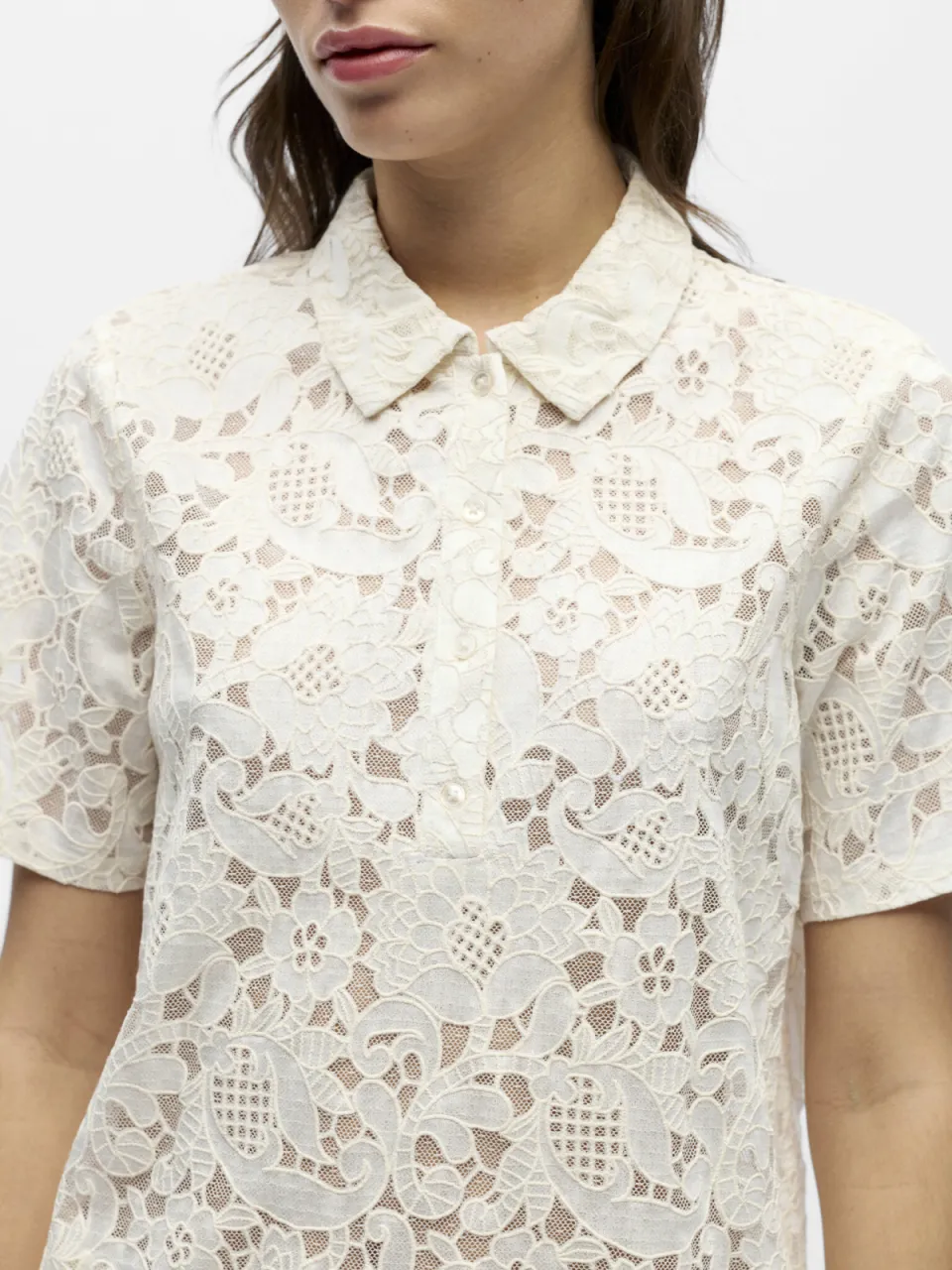 Object Bianca polo top ecru, foto 5