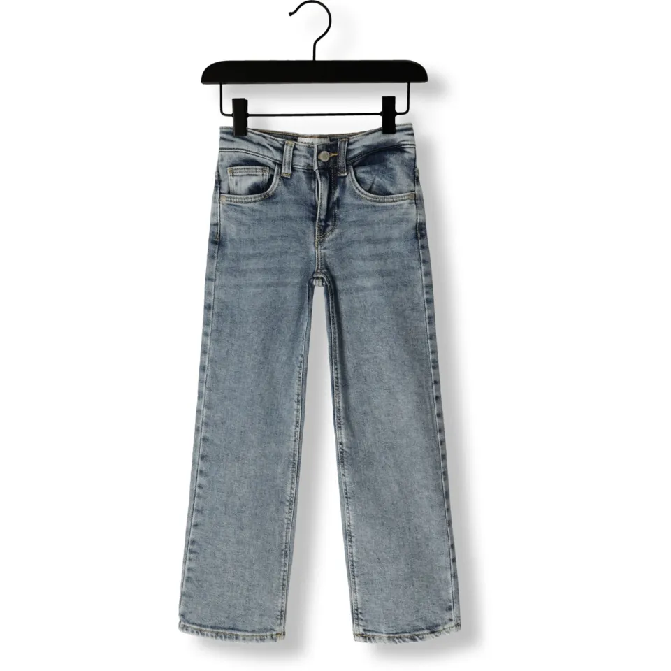 Cars straight jeans high waist light blue denim, foto 2