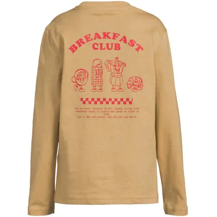 Orange Stars longsleeve met backprint zand, foto 3