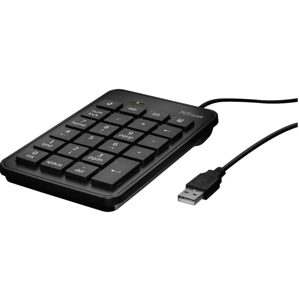 Trust Xalas numeriek USB-toetsenblok zwart, foto 3