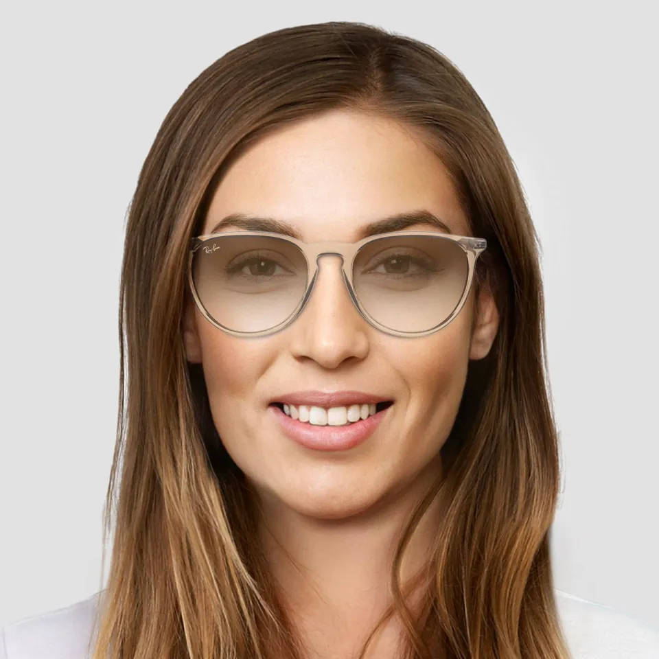 Ray-Ban Erika 0RB4171 zonnebril transparant bruin, foto 4