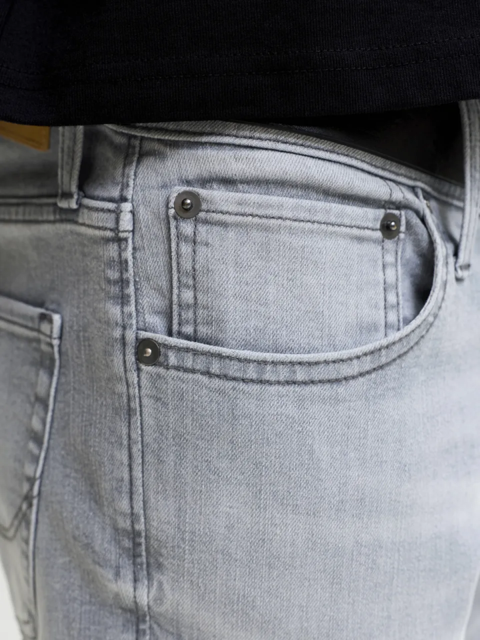 Jack & Jones JEANS INTELLIGENCE slim fit jeans - grey denim, foto 5