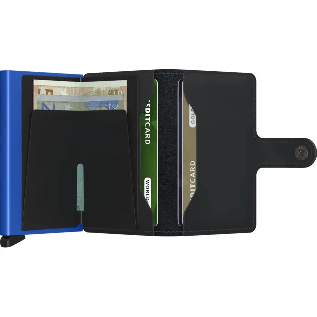 Secrid Miniwallet pasjeshouder zwart blauw, foto 4