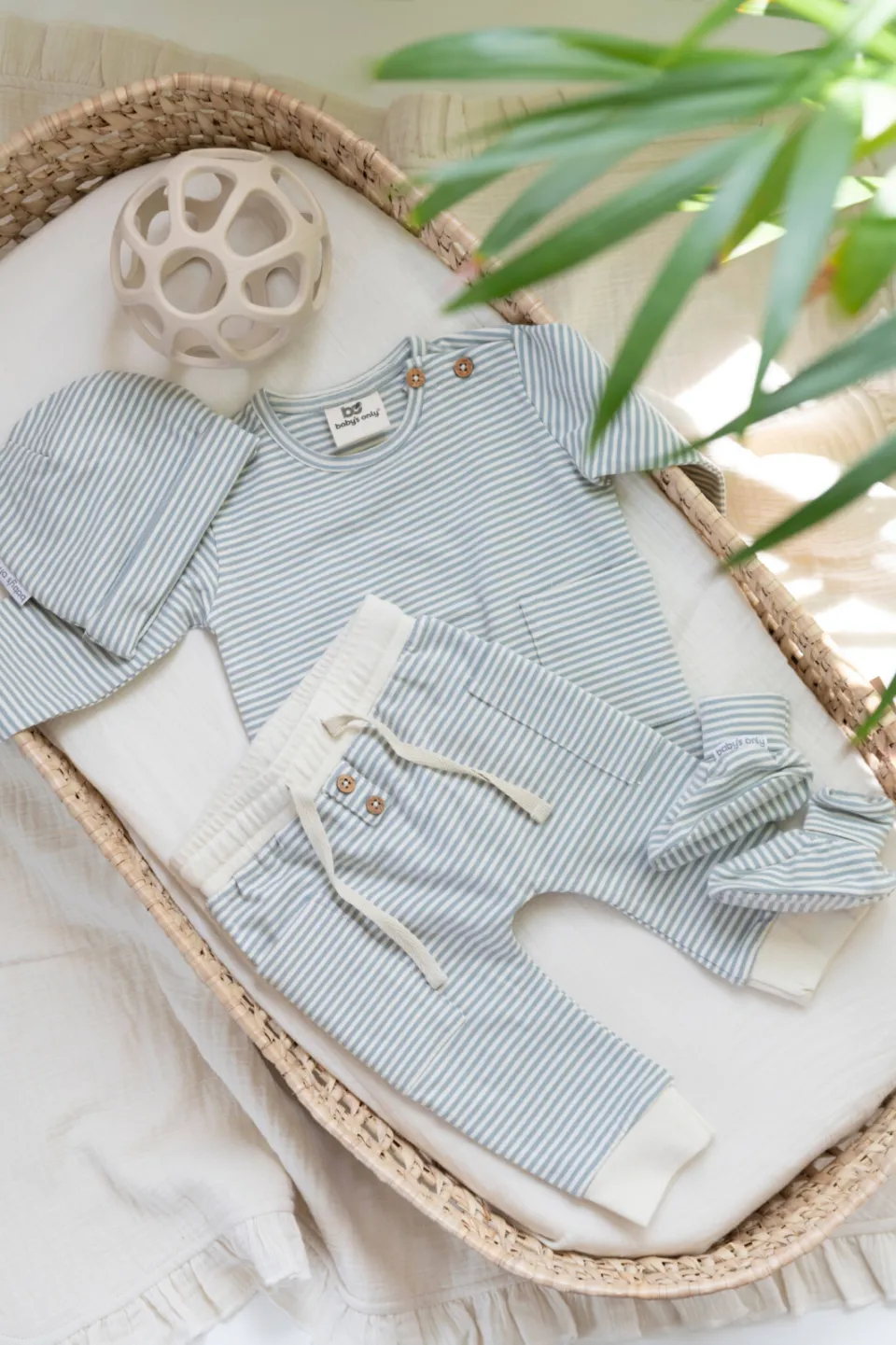 Baby's Only Stripe babybroekje blauw/offwhite, foto 2