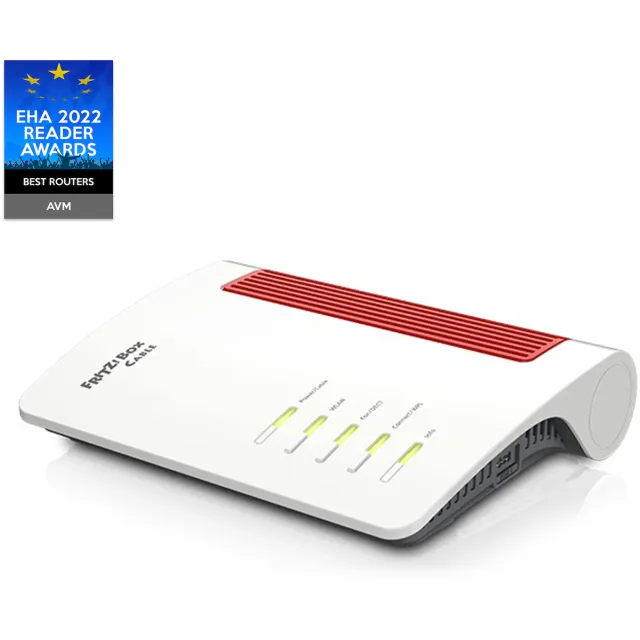 Fritz! Box 6660 Kabel Mesh router Zwart
