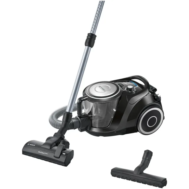 Bosch BGS41SIL66 stofzuiger zonder zak zwart hoogglans-zwart
