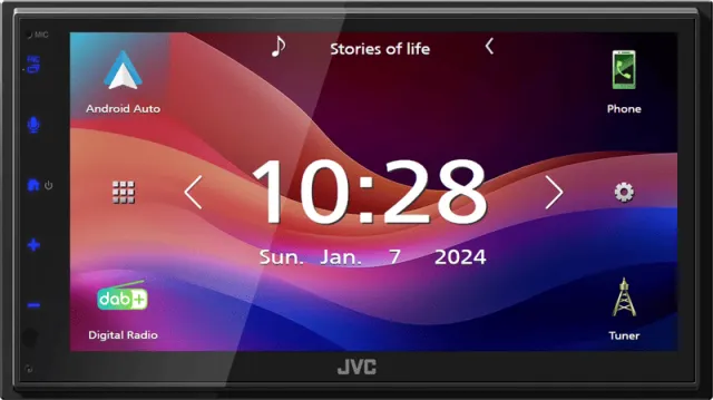 Jvc KW-M595DBT Zwart