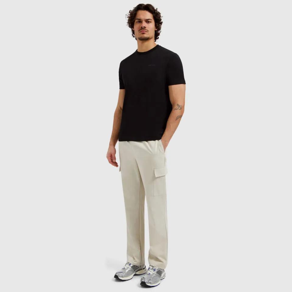 Pure Path regular T-shirt met backprint zwart