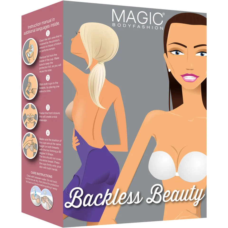 MAGIC Bodyfashion Backless Beauty strapless bh zwart, foto 3
