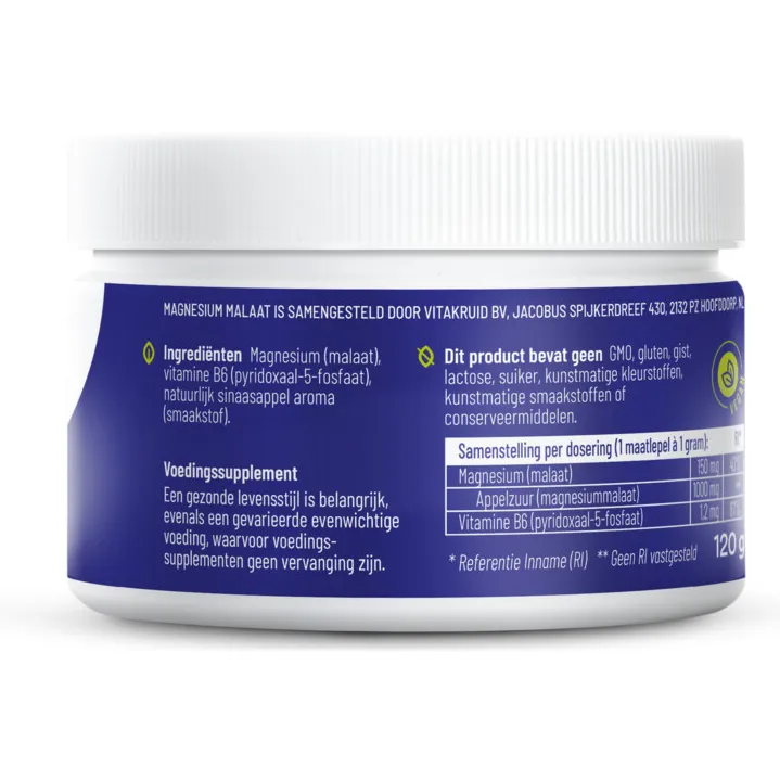 Vitakruid Magnesium Malaat met P-5-P, foto 2