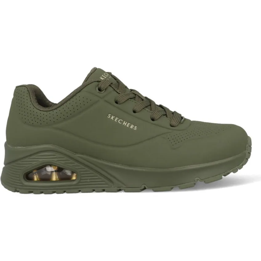 Skechers Uno Stand On Air lage sneakers groen, foto 4