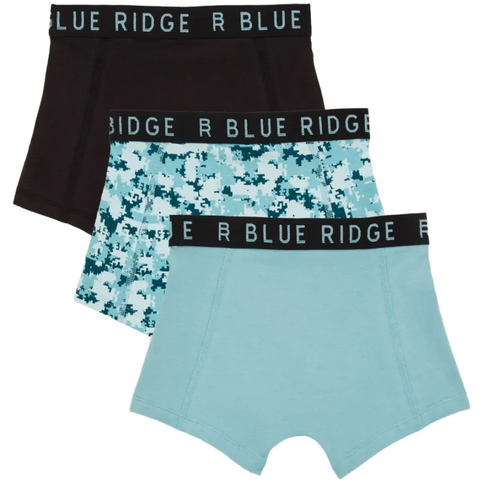 WE Fashion Blue Ridge boxershort lichtblauw Lichtblauw/donkerblauw