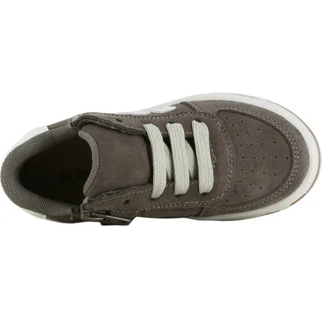 Shoesme suède sneakers - kaki/ecru, foto 3