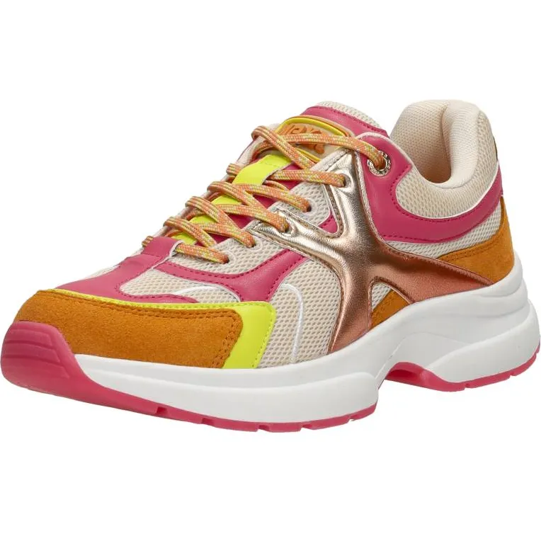 Mexx Loyce lage sneakers oranje, foto 3