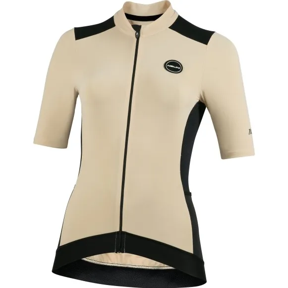 Nalini Women's Five Pockets Jersey - Fietsshirt, beige