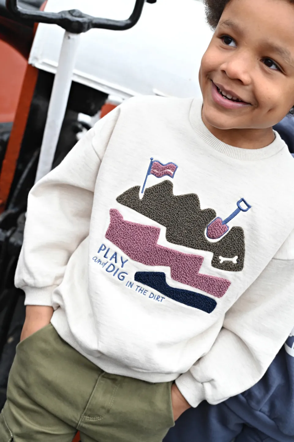 Sturdy sweater Rock the Earth - offwhite, foto 6