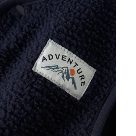 NAME IT MINI teddy gilet - donkerblauw, foto 2