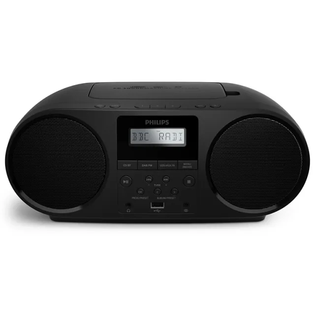 Philips TAZ6000/00 DAB radio Zwart