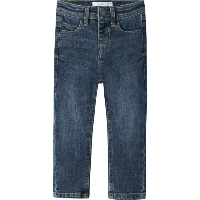 NAME IT MINI NMMSILAS slim fit jeans - donkerblauw, foto 2