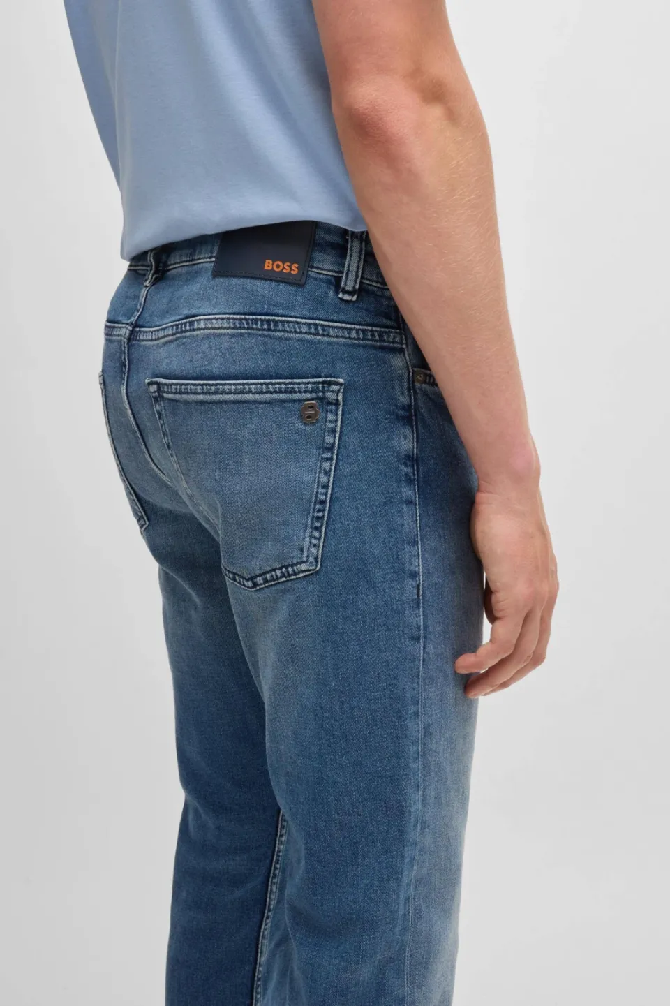 Boss slim fit jeans DELAWARE BO Medium Blue, foto 4