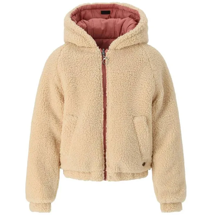 Retour Jeans teddy reversible jas roze/beige, foto 4