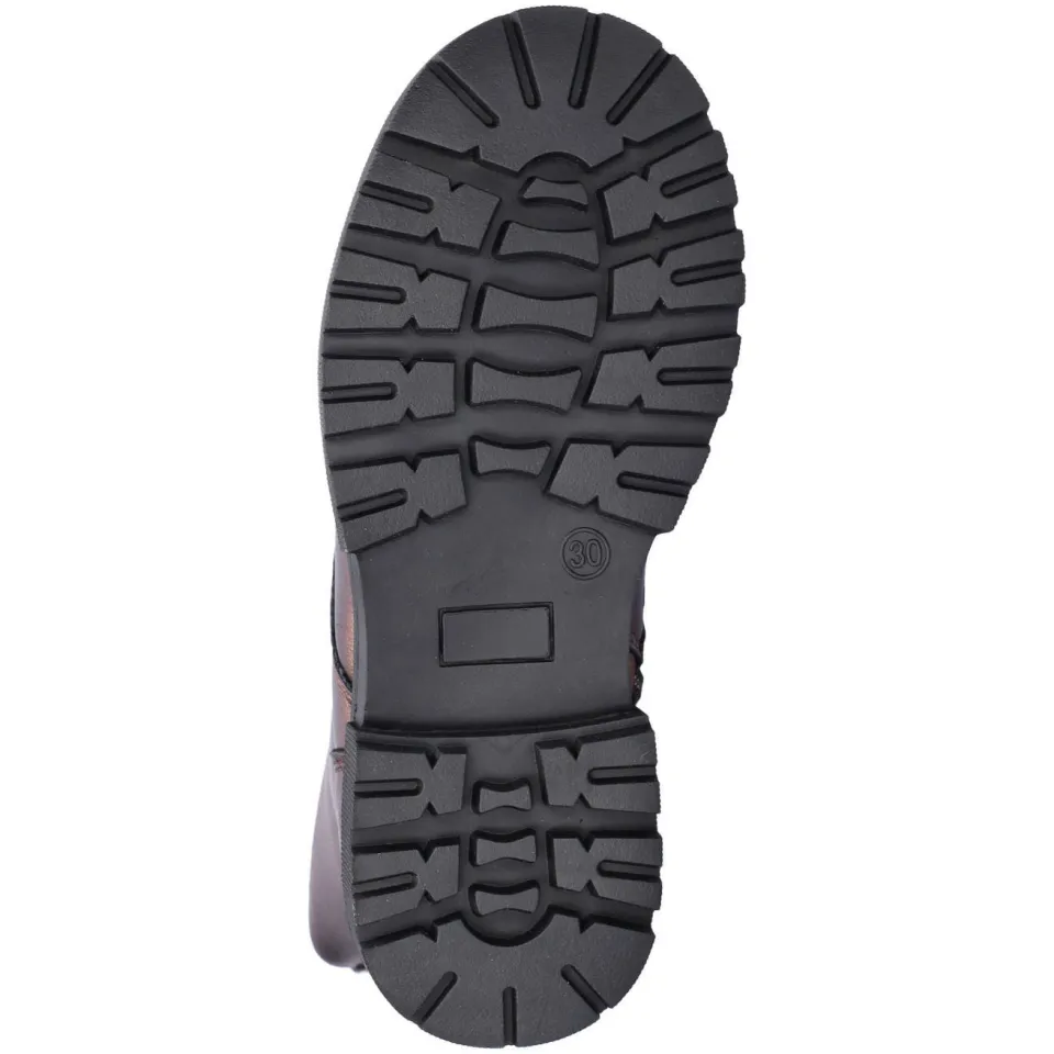 Nelson Kids enkelboots met profielzool - bruin metallic, foto 6