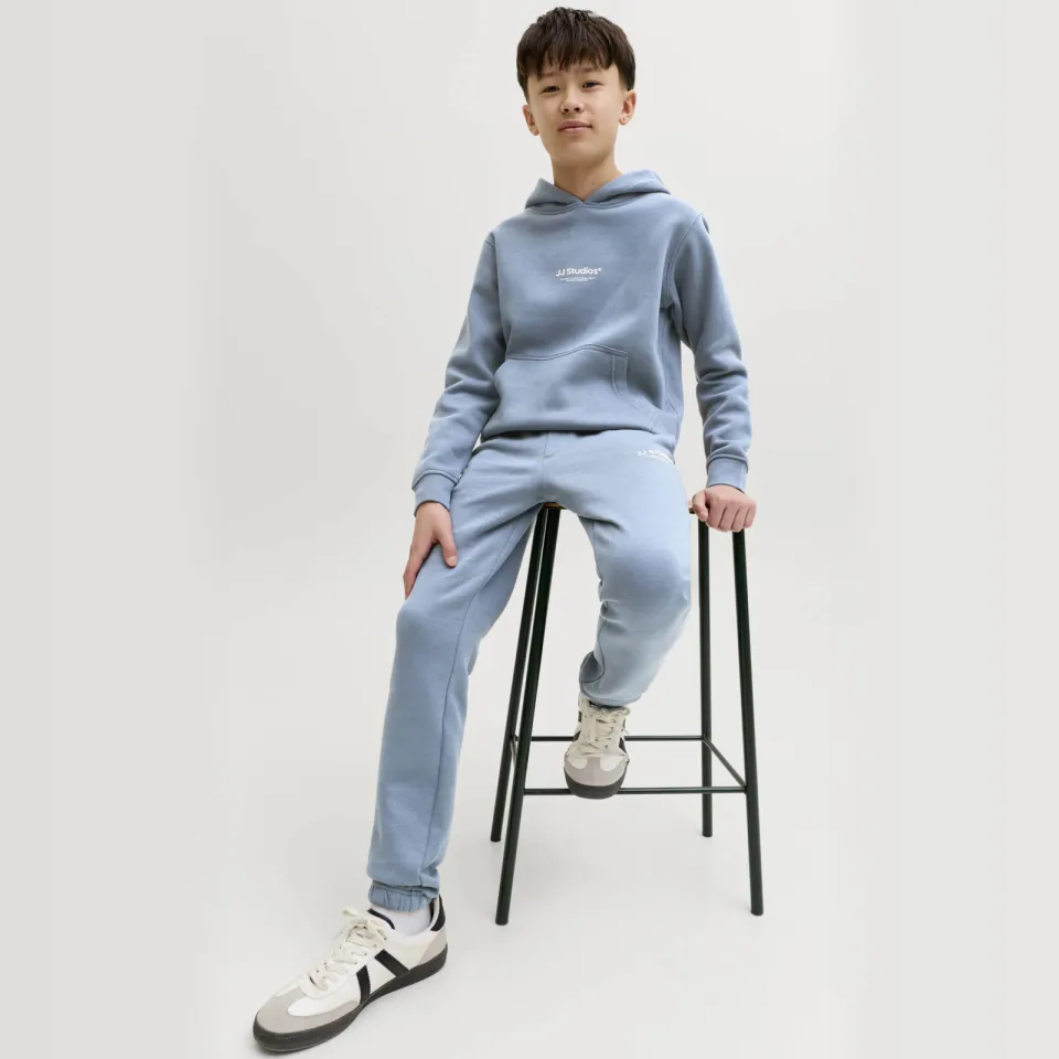 Jack & Jones relaxed joggingbroek lichtblauw, foto 4
