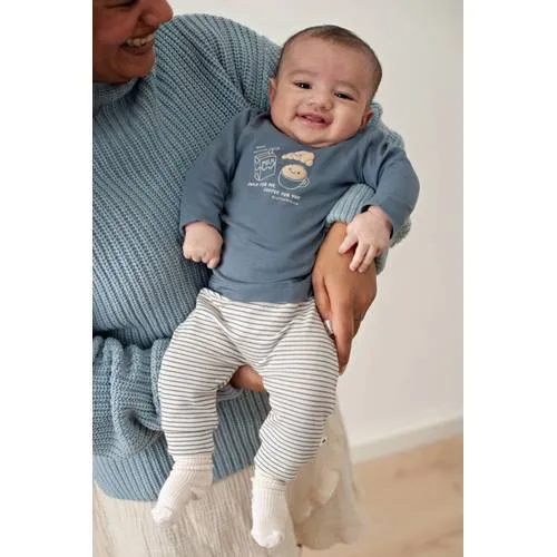 Feetje Breakfast Buddy babybroek blauw ecru, foto 4